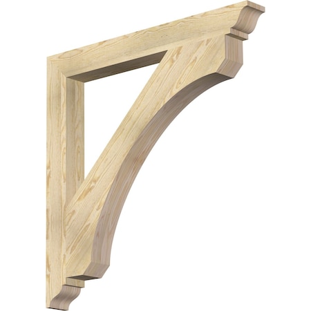 Ekena Millwork Legacy Traditional Rough Sawn Bracket, Douglas Fir, 4"W x 38"D x 38"H BKT04X38X38LEC01RDF